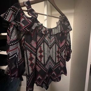 NEW WITHOUT TAGS PARKER COLD SHOULDER BLOUSE SIZE XS